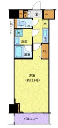 ジェノヴィア新横浜スカイガーデンの物件間取画像